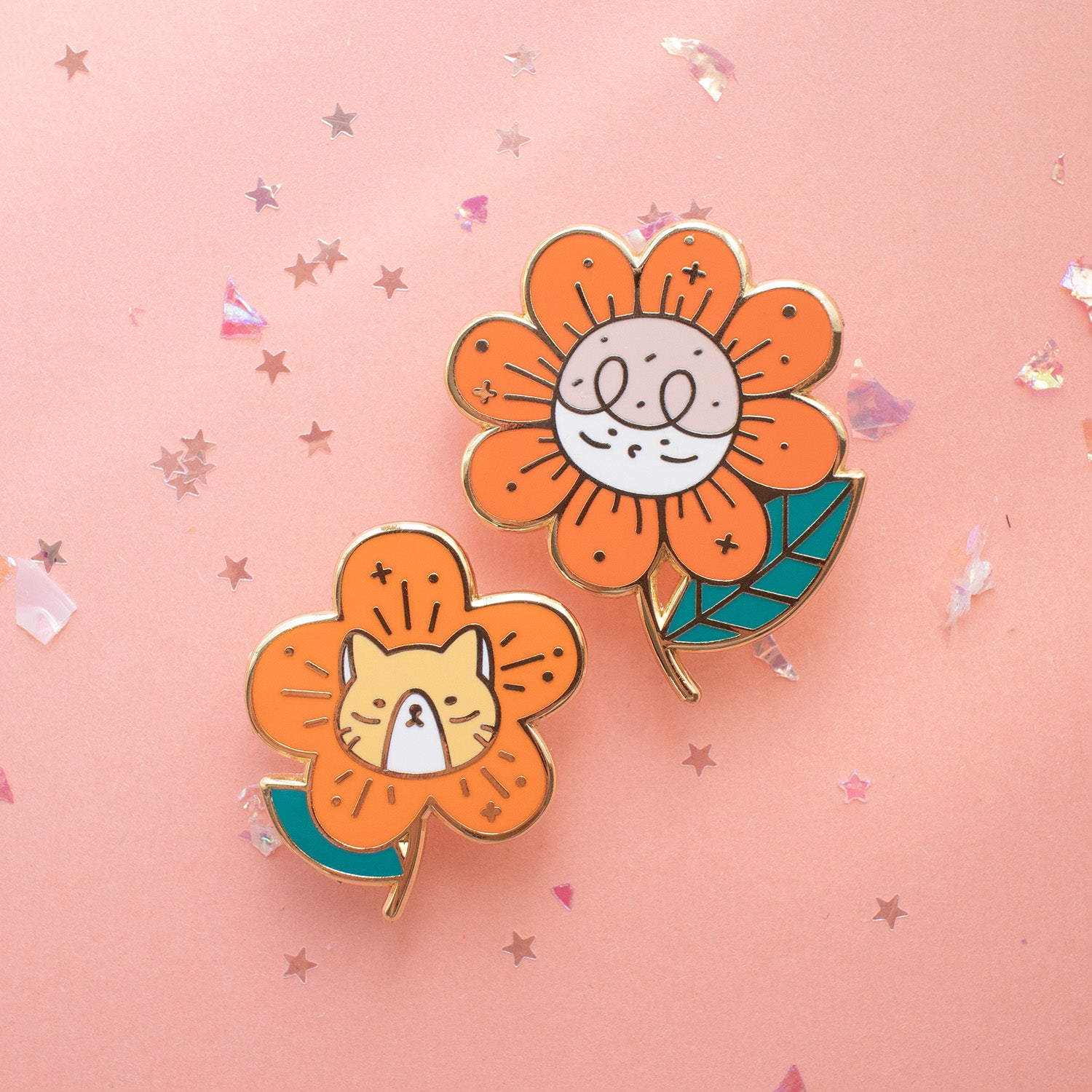 Flower Pepper Enamel Pin