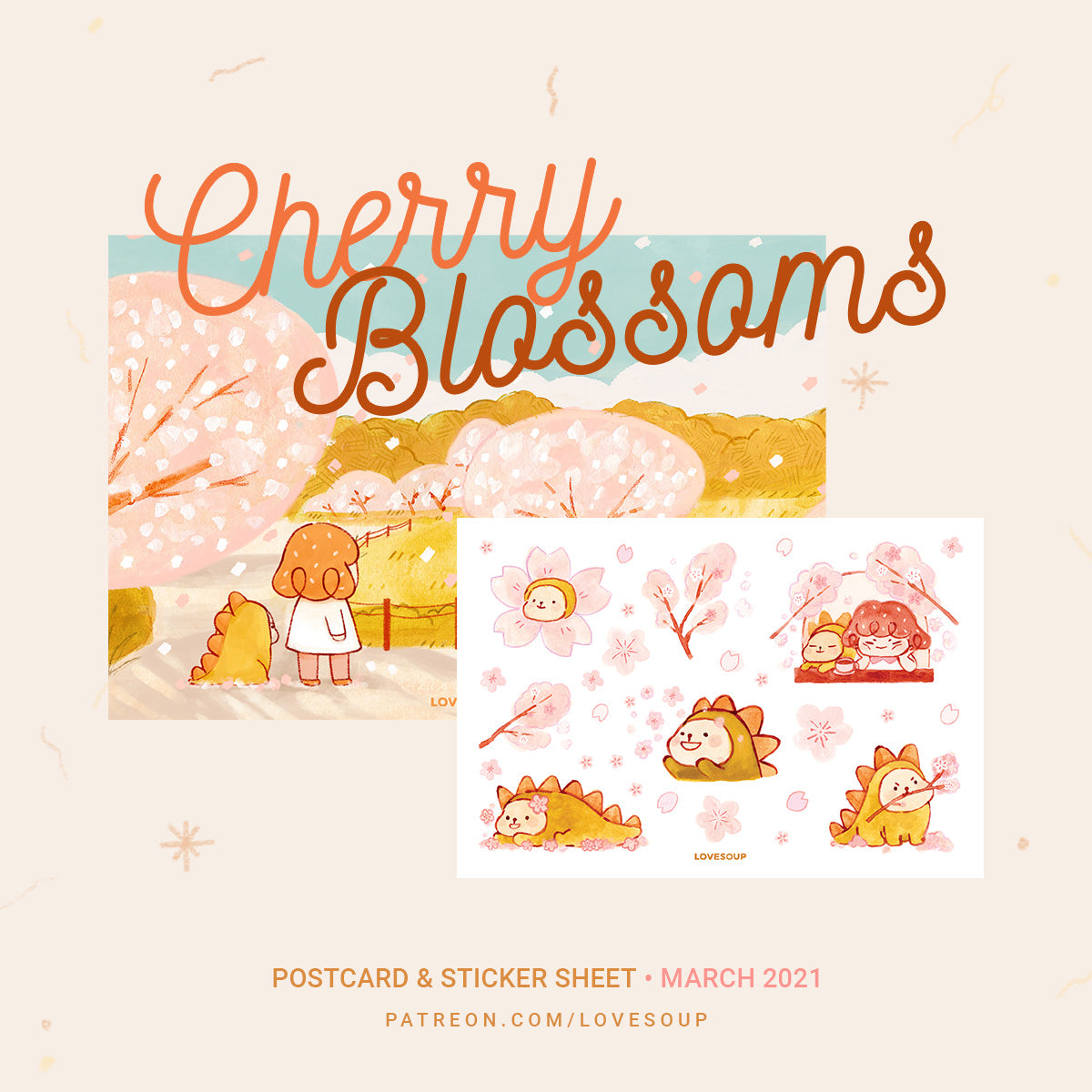 CHERRY BLOSSOMS MARCH 2021 | HAPPY MAIL